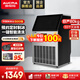 澳柯瑪（AUCMA）制冰機商用奶茶店全自動(dòng)制冰器 方冰家用制冰機 酒吧KTV大容量造冰機冰塊制作機器 日產(chǎn)80kg 55冰格 AZH-80CANE