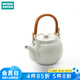 NITORI宜得利家居 簡(jiǎn)約日式家用辦公室茶桌大容量泡茶茶壺 粉引 茶壺