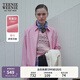 Teenie Weenie小熊外套女2025年春季新款簡(jiǎn)約時(shí)尚休閑短款夾克上衣女 粉色 M