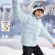班尼路（Baleno）兒童棉服2025冬季新款中大童冬裝輕薄連帽棉衣男女童棉襖保暖內膽