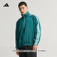 adidas利物浦足球復古寬松休閑文化套頭衛衣男裝阿迪達斯官方   海綠色   M