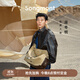 Songmont【蔣奇明同款】山下有松循跡旅行hobo包大容量斜挎電腦包 旅行hobo超大號 沙駝棕 現貨