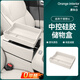 酷車(chē)車(chē)適用于理想i6/i8扶手箱儲物盒中控下硅膠置物內飾用品配件改裝飾 i6專(zhuān)用-原車(chē)白【扶手箱硅膠儲物盒】