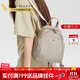 萊夫女包ins風(fēng)韓版時(shí)尚雙肩包帆布背包休閑旅行ipad小書(shū)包送閨蜜 小號米杏色-放9.7英寸ipad