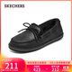 斯凱奇（Skechers）女鞋秋冬加絨保暖單鞋輕便舒適休閑鞋樂(lè )福鞋一腳蹬167687