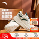 安踏不羈丨潮流厚底休閑鞋男鞋秋季革面運動(dòng)鞋復古老爹鞋增高鞋子男