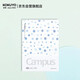 國譽(yù)(KOKUYO)A5筆記本子膠套本Campus水彩絮語(yǔ)封套本收納記事本 8mm點(diǎn)線(xiàn) 80頁(yè) 藍色 WSG-NBDDA580B