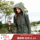 LAFUMA樂(lè )飛葉戶(hù)外沖鋒衣 女士硬殼II級防水防風(fēng)登山2L外套 LFJA4AS61 海松綠DG 165/84A（38）