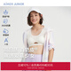 Aimer kids愛(ài)慕少女奶皮星愿寶貝少女三階段背心式運動(dòng)文胸AJ115E113 白 170