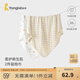 童泰（TONGTAI）嬰兒包單抱巾純棉0-6月新生兒褓巾外出防風(fēng)抱毯初生兒裹巾2件裝 棕灰小兔【7A抗菌 50S高支棉】 85x85cm