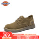 Dickies男士工裝鞋男低幫百搭潮流透氣英倫風(fēng)男士休閑鞋男 駝色 40 