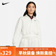 耐克（NIKE）女運動(dòng)服冬季拉鏈加絨針織衛衣暢享舒適DQ5768-133 帆白 XL