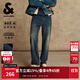 杰克·瓊斯（JACK&JONES）男裝25年冬季加絨牛仔褲男903直筒石墨烯保暖科技休閑牛仔褲子 A13深牛仔藍(lán) 常規(guī) 33 180 W33/L32