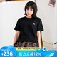 美職棒（MLB）官方 2025新款短袖T恤男女同款韓版透氣寬松半袖NY上衣女裝夏季 紐約洋基隊/黑色（25新款） M (170)