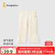 童泰（TONGTAI）女寶寶褲子春秋季女童打底褲兒童外出蕾絲邊長(cháng)褲童裝杏色100cm
