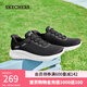 斯凱奇（Skechers）女鞋Silp ins閃穿鞋一腳蹬休閑健步鞋117504 黑色/BLK 38
