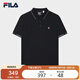 FILA斐樂(lè )官方男子針織短袖POLO衫2025夏季商務(wù)休閑基礎上衣