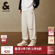 杰克·瓊斯（JACK&JONES）男裝秋季NBA聯(lián)名湖人隊(duì)簡(jiǎn)約純棉運(yùn)動(dòng)束腳長(zhǎng)褲休閑褲男22421D025 C42 巖灰色C42 巖灰色 M （175)