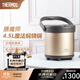 膳魔師（THERMOS）燜燒鍋真空不銹鋼燜燒鍋 免火燉鍋 保溫湯鍋4.5L TCRA-4500 金色