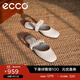 愛(ài)步（ECCO）穆勒鞋女 夏季時(shí)尚百搭羊皮包頭涼拖鞋女 安妮方頭208573 石灰色20857301378 39