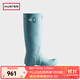 HUNTER戶(hù)外露營(yíng)女鞋雨鞋經(jīng)典惠靈頓英倫雨靴防水防滑騎士靴女長(cháng)筒靴女 啞光冰藍色/BHU 40 (40.5)
