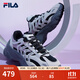 FILA斐樂(lè )女鞋休閑鞋魚(yú)刺二代老爹鞋運動(dòng)鞋增高厚底慢跑鞋SOFIA Ⅱ 黑/南極灰-BA 37.5