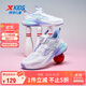 特步（XTEP）兒童女童蝶舞網(wǎng)面旋鈕扣休閑鞋 特步白/薄荷藍 34碼