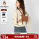暇步士（Hush Puppies）雙肩包女士背包學(xué)院風(fēng)包包女包生日禮物送女友送老婆 米白色-HA-141230392