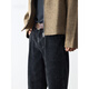 沐秋（MUQIU）沐秋2025秋季新款燈芯絨長(cháng)褲男直筒美式水洗復古商務(wù)休閑褲寬松 水洗黑 28