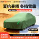 御山河汽車(chē)車(chē)衣車(chē)罩通用全罩防曬防雨隔熱真牛津布加厚防塵遮陽(yáng)四季車(chē)套 軍綠色-【600D牛津布車(chē)衣】+收納袋 【納米升級款】防曬防雨防冰雹防雪霜*四季防護