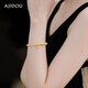 AJIDOU阿吉豆手飾女馬上有錢(qián)水晶串珠手鏈招財精致高級感手串送禮首選