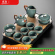 琦軒源哥窯茶具整套帶茶盤(pán)高檔家用辦公室泡茶神器陶瓷功夫茶杯茶壺套裝
