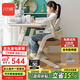 八九間F1兒童學(xué)習椅小學(xué)生書(shū)房家用可升降寫(xiě)字座椅追背椅131FB棕含椅套