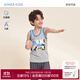 愛慕兒童愛慕兒童天使背心MODAL印花跨欄背心/吊帶/背心AK2118661 男-恐龍博物館 120 （34-48斤）
