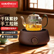 金灶（KAMJOVE） 千環(huán)紫砂電陶爐煮水爐煮茶爐鑄鐵壺適用茶藝爐電茶爐罐罐烤奶 CH-1200