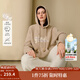 茵曼（INMAN）2025秋冬女裝新款輕運動(dòng)戶(hù)外連帽字母口袋套頭針織衫毛衣  燕麥色 S