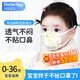 袋鼠醫生兒童口罩3d立體0-6個(gè)月嬰幼兒寶寶口罩6-12月透氣秋冬防塵沫10支