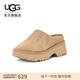 UGG春季女士舒適坡跟包頭單鞋一腳蹬穆勒鞋 1168891MDSD|芥菜籽色 39