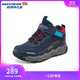 Skechers斯凱奇兒童雪地靴秋冬加絨保暖防滑耐磨男童防水運動(dòng)靴子406447L