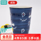 NITORI宜得利家居 復古創(chuàng  )意日式泡茶杯家用個(gè)性水杯咖啡杯白兔日式茶杯 藍色
