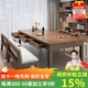 鐵皇帝客廳實(shí)木大書(shū)桌帶抽屜辦公桌家用電腦桌多人寫(xiě)字學(xué)習桌長(cháng)條會(huì )議桌 豪華版:六抽屜220*90*75cm