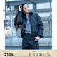 beanpole90%鵝絨 BEANPOLE濱波秋冬女士短款高蓬松輕量羽絨服 藏青色 M 165/88A