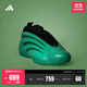 adidas鋒芒覺(jué)醒系列哈登9代緩震防滑boost專(zhuān)業(yè)籃球鞋阿迪達斯 淺草坪綠/黑色/亮綠   42