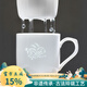 古鎮陶瓷十二生肖過(guò)濾杯家用水杯過(guò)濾茶杯陶瓷玲瓏景德鎮杯子帶蓋辦公杯 十二生肖-兔