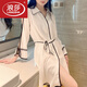 浪莎（LangSha）2025年新款網(wǎng)新紅睡裙女夏季冰絲薄款卡通風(fēng)白襯衫中長(zhǎng)款夏天睡裙 139睡裙(配腰帶)款 M 160