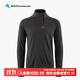 KLATTERMUSEN攀山鼠10055胡戈男款半拉鏈套頭帽衫-Huge Zip Sweater M's 962RavenBurnt Russet烏黑紅褐 M