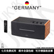 UKYK【柏林之聲】無線藍牙音響桌面臺式電腦音箱低音炮家立體聲高音質 木紋色 標配 【RCA音頻線+遙控器】