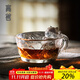 高茗（gaoming） 高茗 琉璃茶杯故宮御貓杯耐熱玻璃主人杯單杯個(gè)性創(chuàng  )意喝茶小杯可愛(ài)茶盞 朕的江山杯