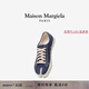 Maison Margiela[尊享特惠]馬吉拉Tabi分趾女鞋餅干鞋平底帆布鞋休閑鞋情侶單鞋 T6313深藍色 （建議選小一碼） 36