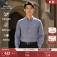 布克兄弟（BrooksBrothers）男士秋冬牛津紡扣結領(lǐng)logo休閑襯衫 4003-深牛仔藍 L